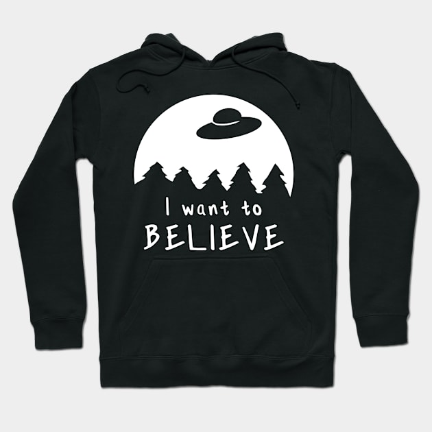 I want to believe - UFO Hoodie by Alien-thang